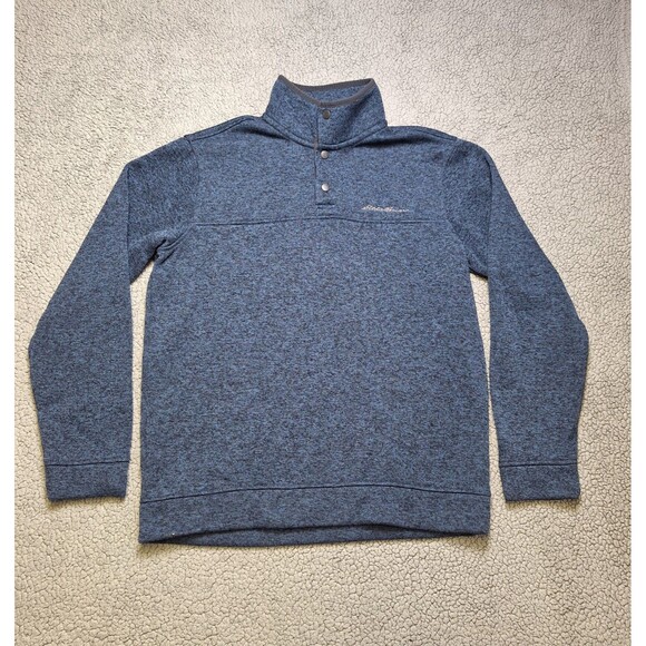 Eddie Bauer Men’s Medium Radiator Fleece 1/4 Snap Sweater Outdoors Gorpcore Camp - Picture 1 of 10